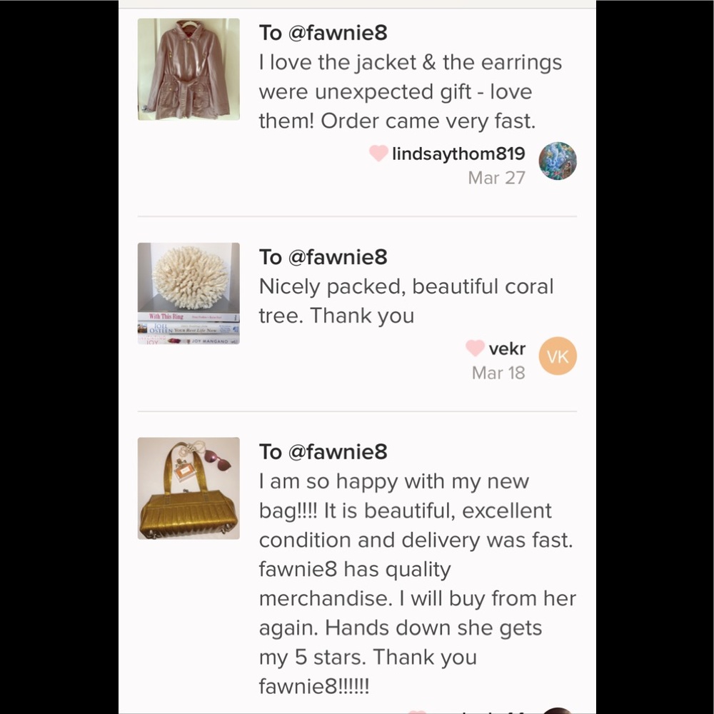 Welcome to Dear Fawn’s Boutique. Like to bookmark my 5 Star rated closet. - Picture 9 of 13